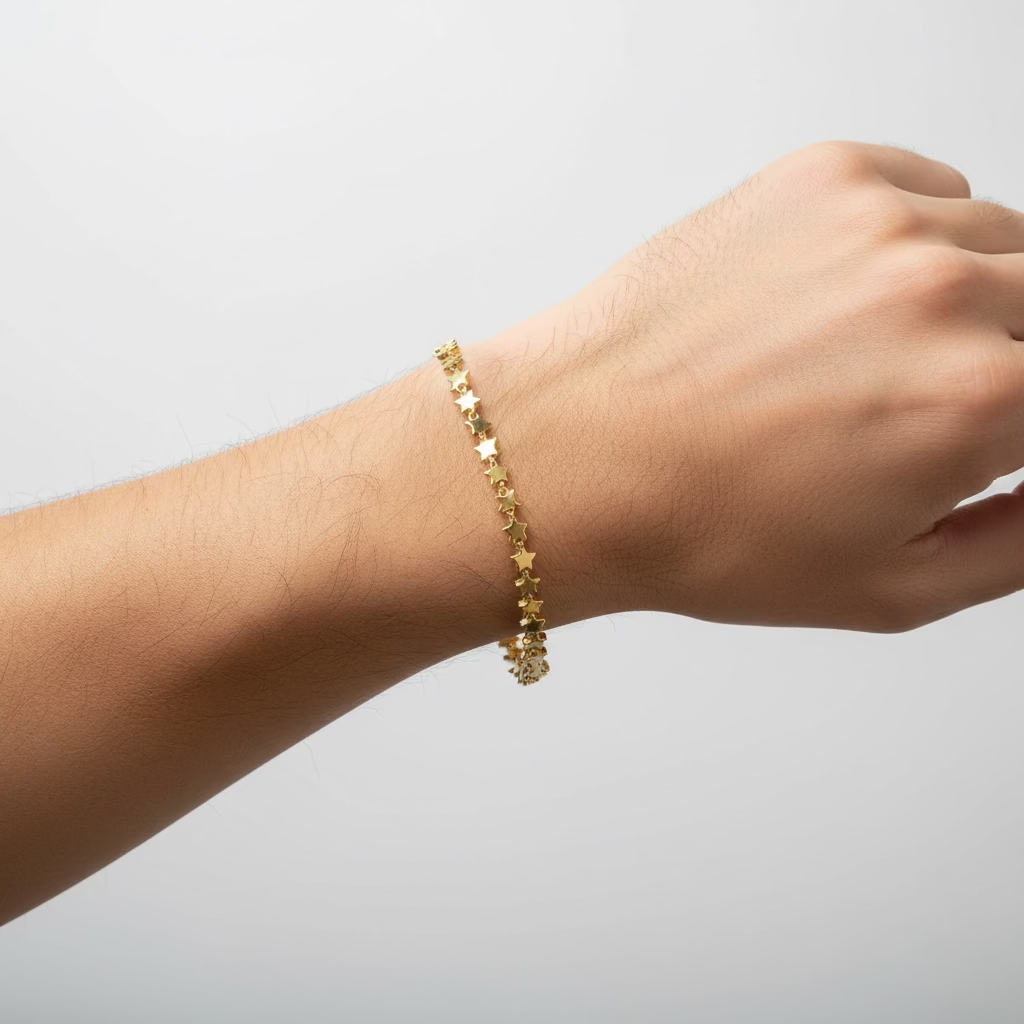 10K Women Star Bracelet