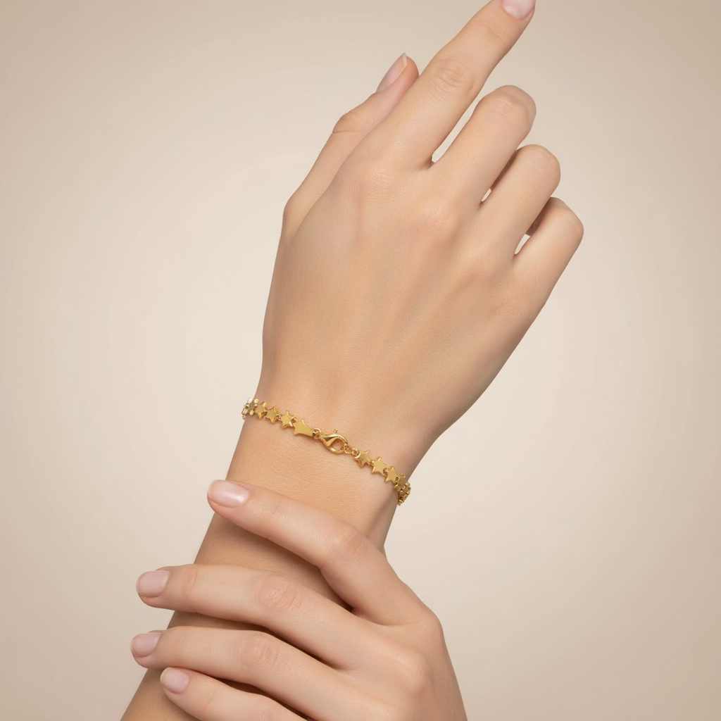 10K Women Star Bracelet