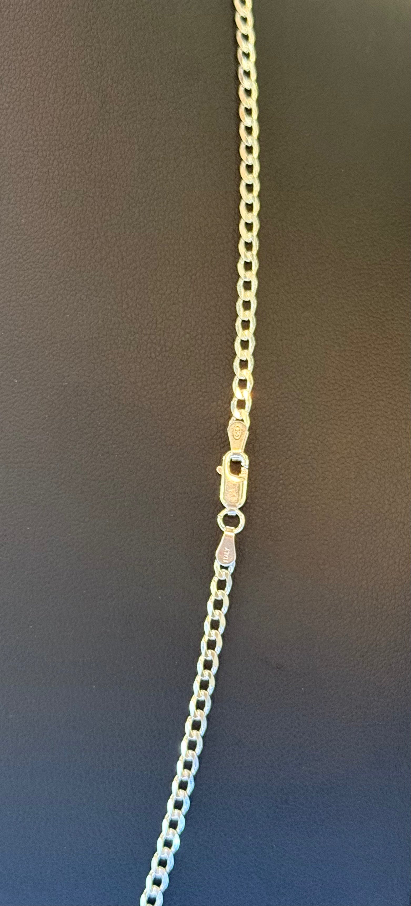 Sterling Silver Curb Chain 33