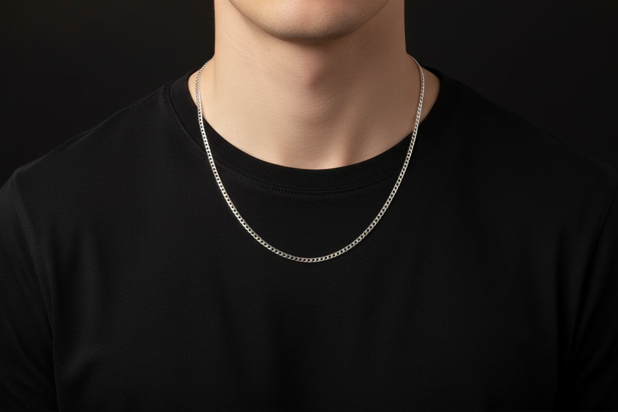 Sterling Silver Curb Chain
