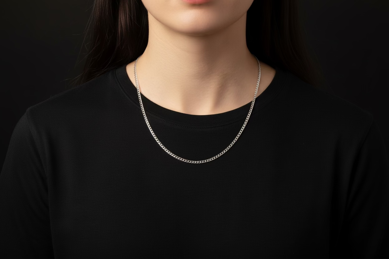Sterling Silver Curb Chain