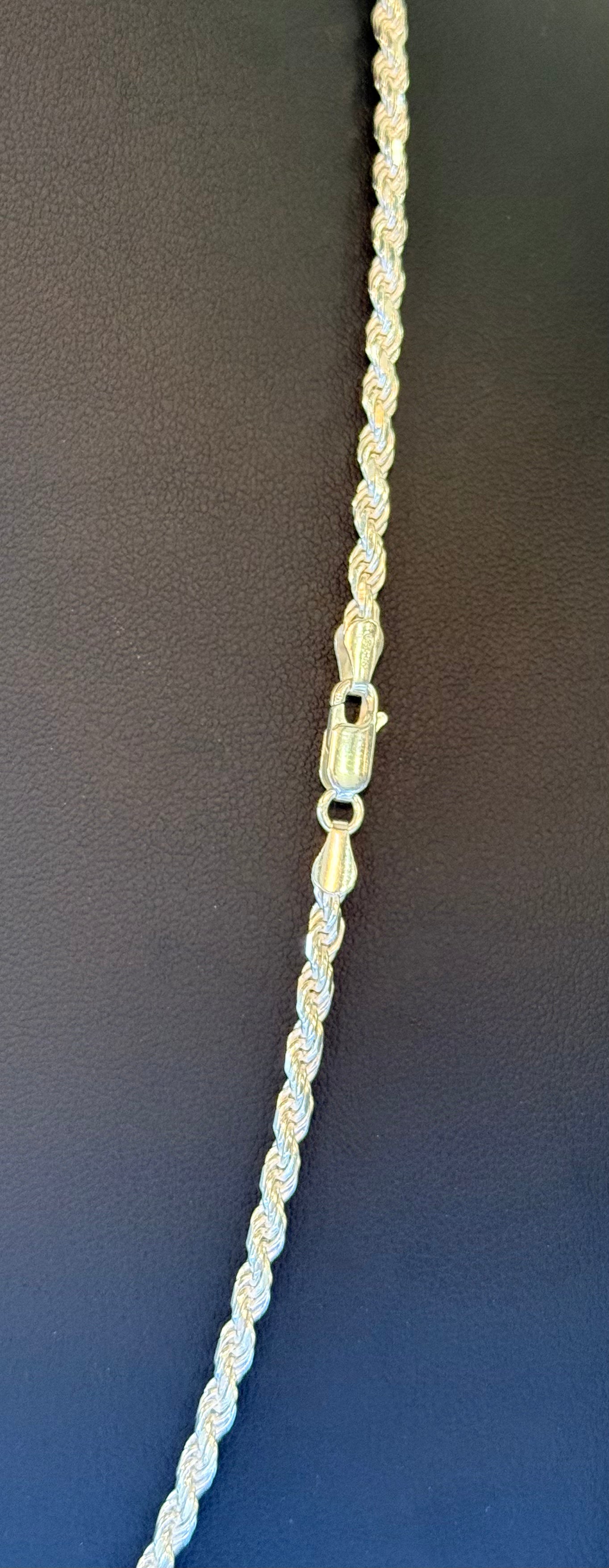 Sterling Silver Rope Chain