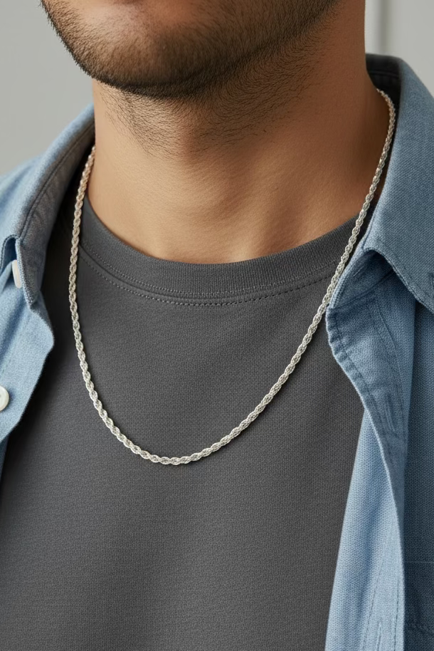 Sterling Silver Rope 2