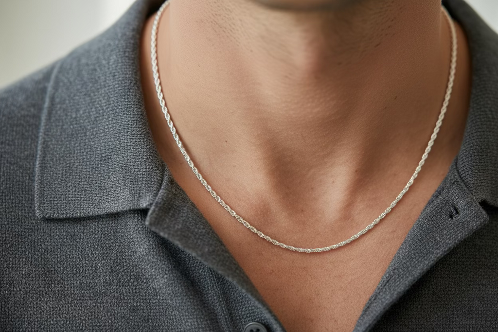 Sterling Silver rope Chain 4