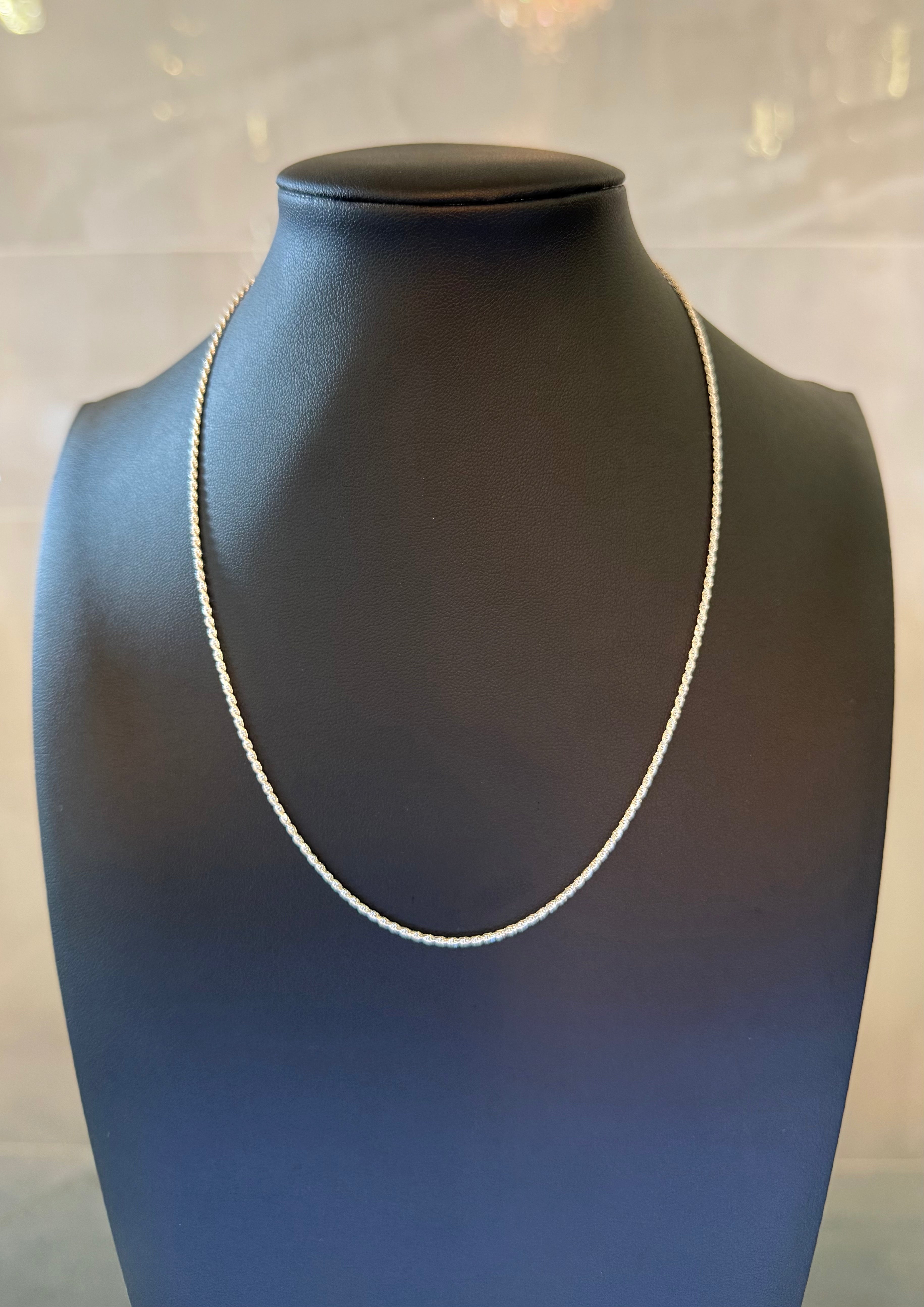 Sterling Silver rope Chain 4