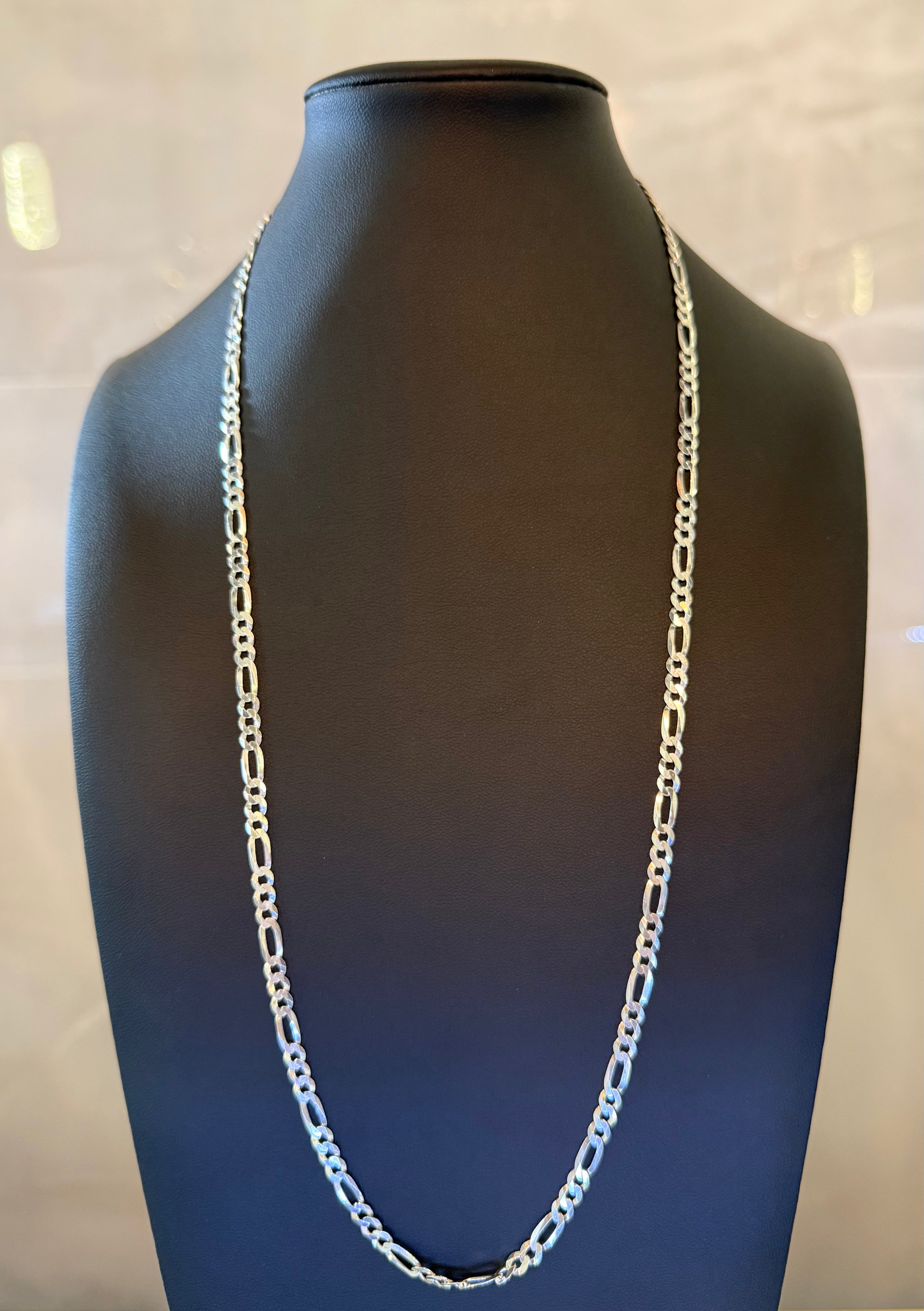 Figaro Sterling Silver Necklace 3