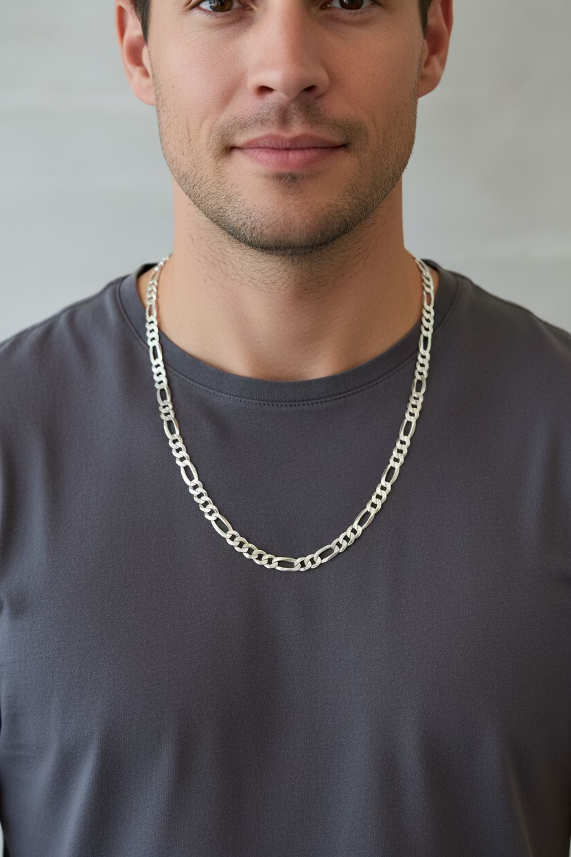 Figaro Sterling Silver Necklace