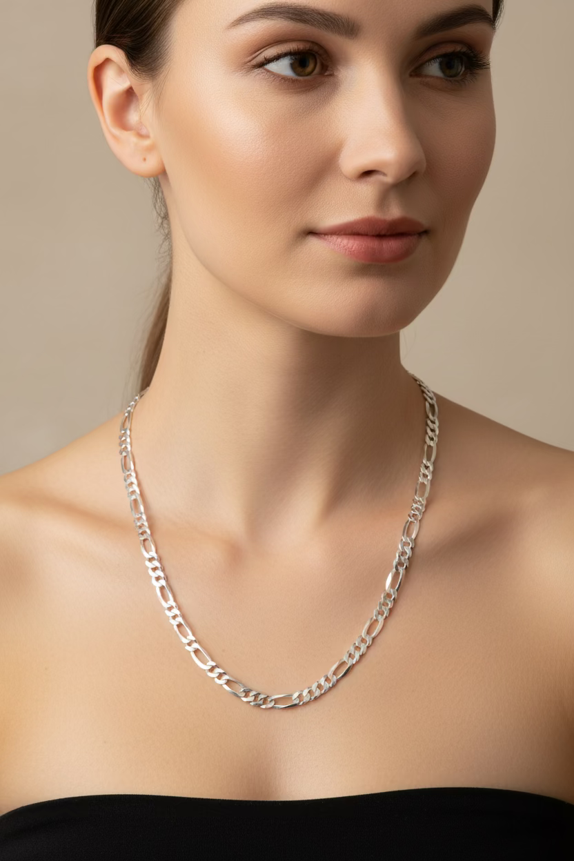 Figaro Sterling Silver Necklace