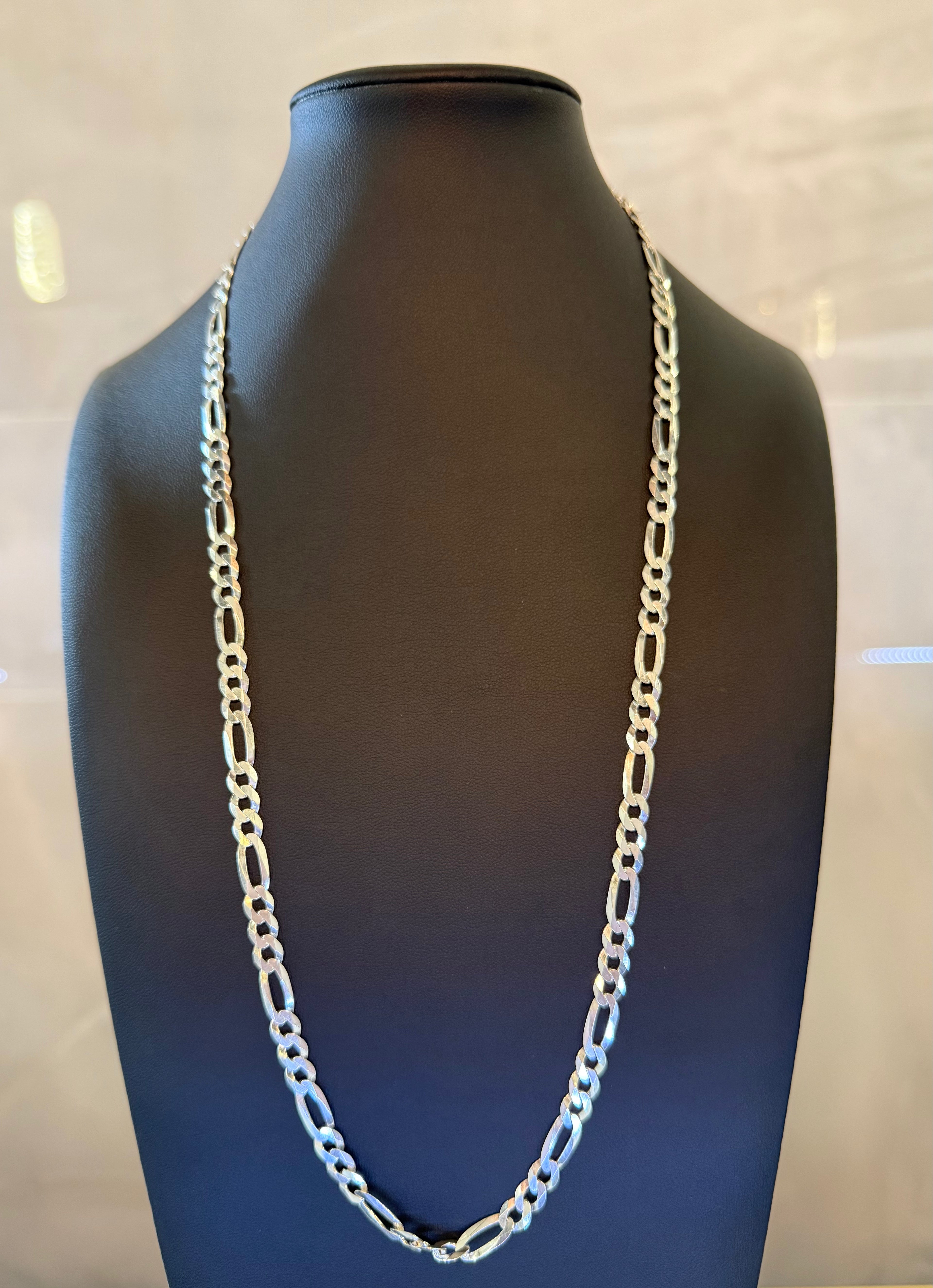 Sterling Silver Figaro Necklace