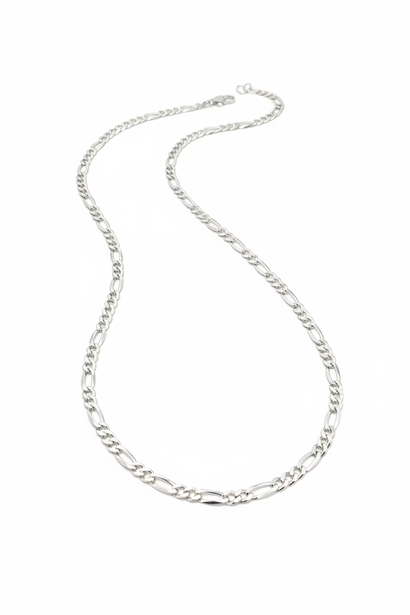 Sterling Silver Figaro Necklace