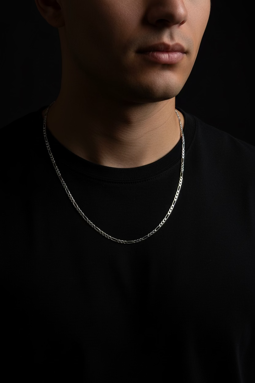 Figaro Sterling Silver Necklace