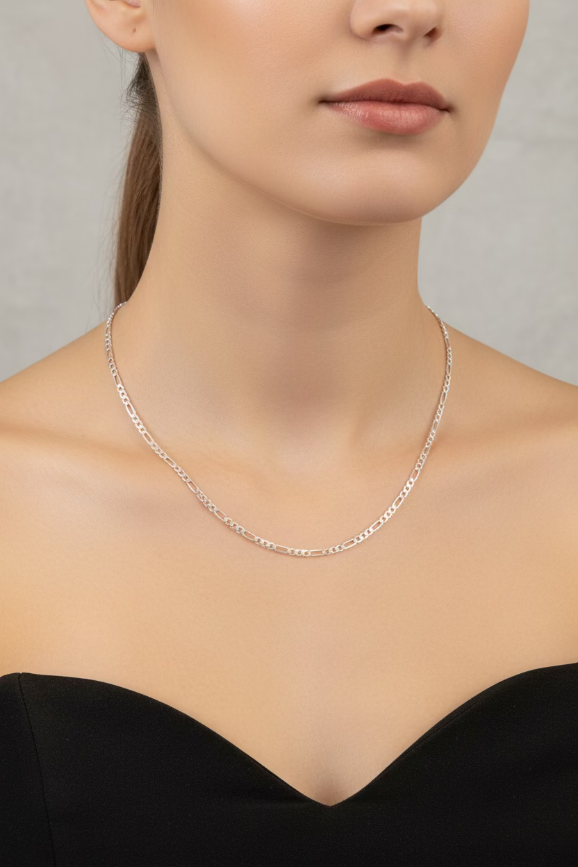 Figaro Sterling Silver Necklace
