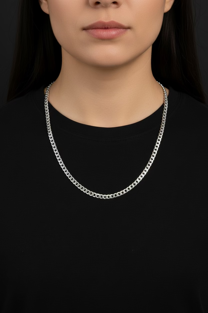 Sterling Silver Curb Chain 6