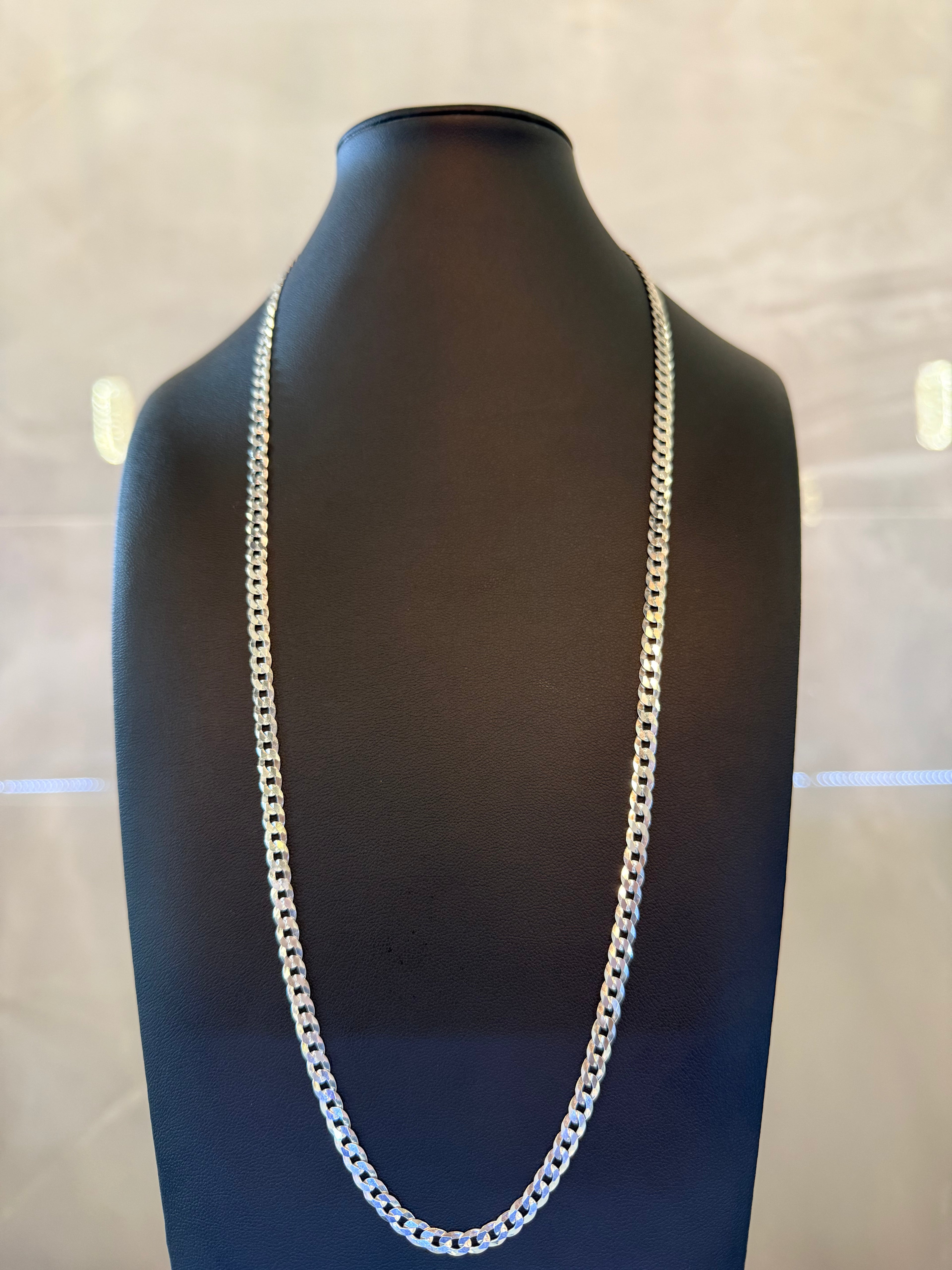 Sterling Silver Curb Chain 7