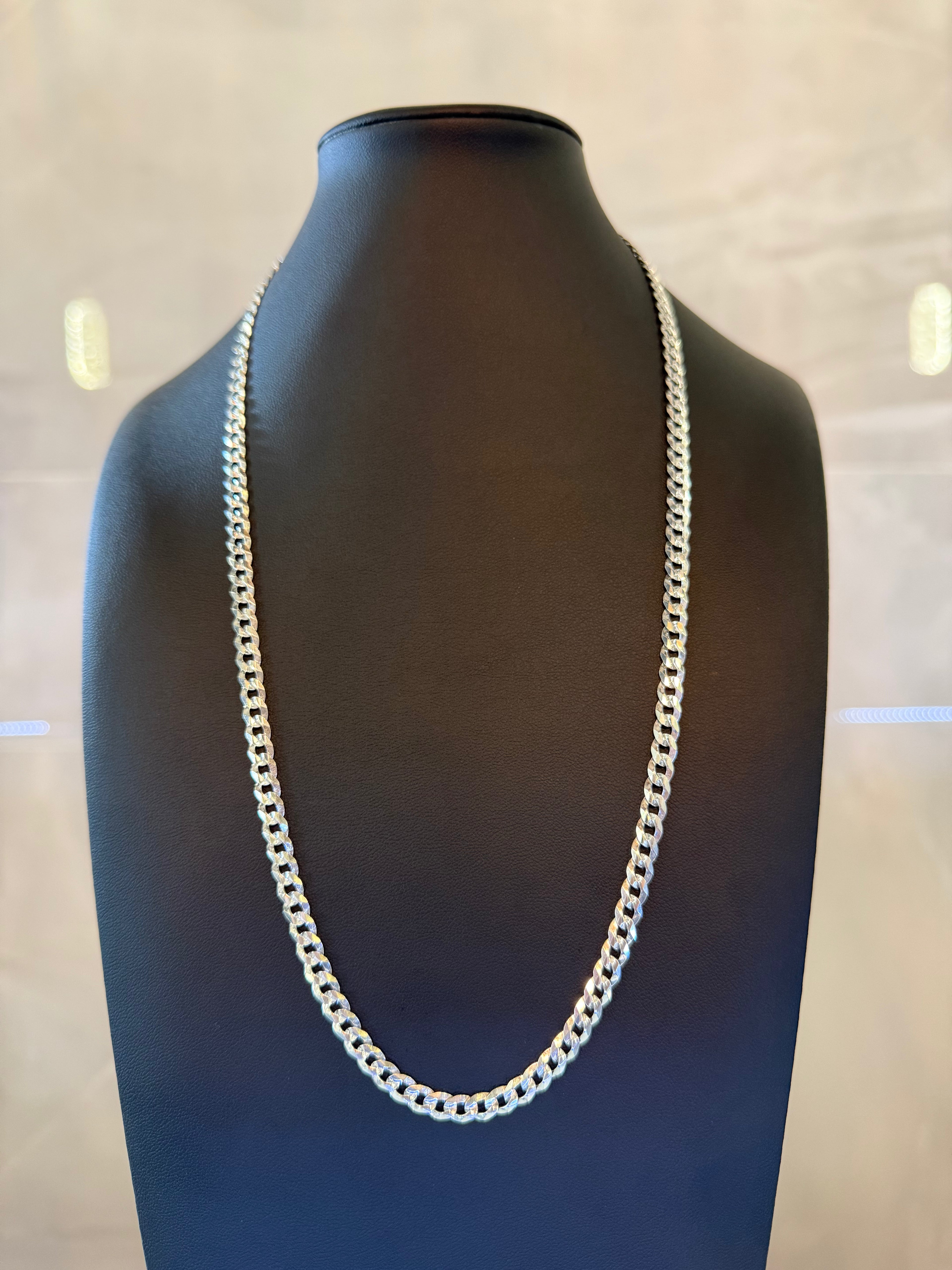 Sterling Silver Curb Chain 8