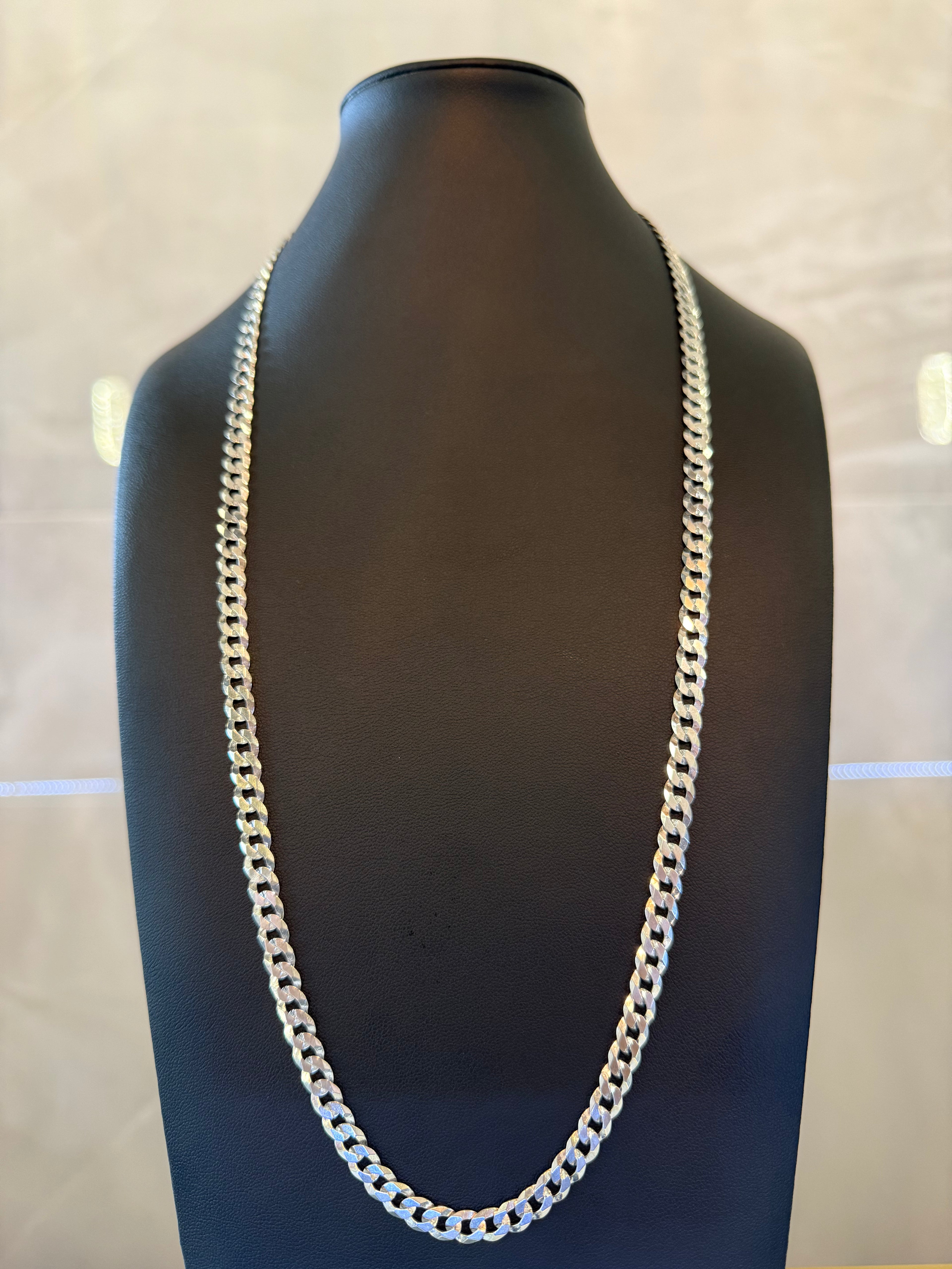 Sterling Silver Curb Chain 9