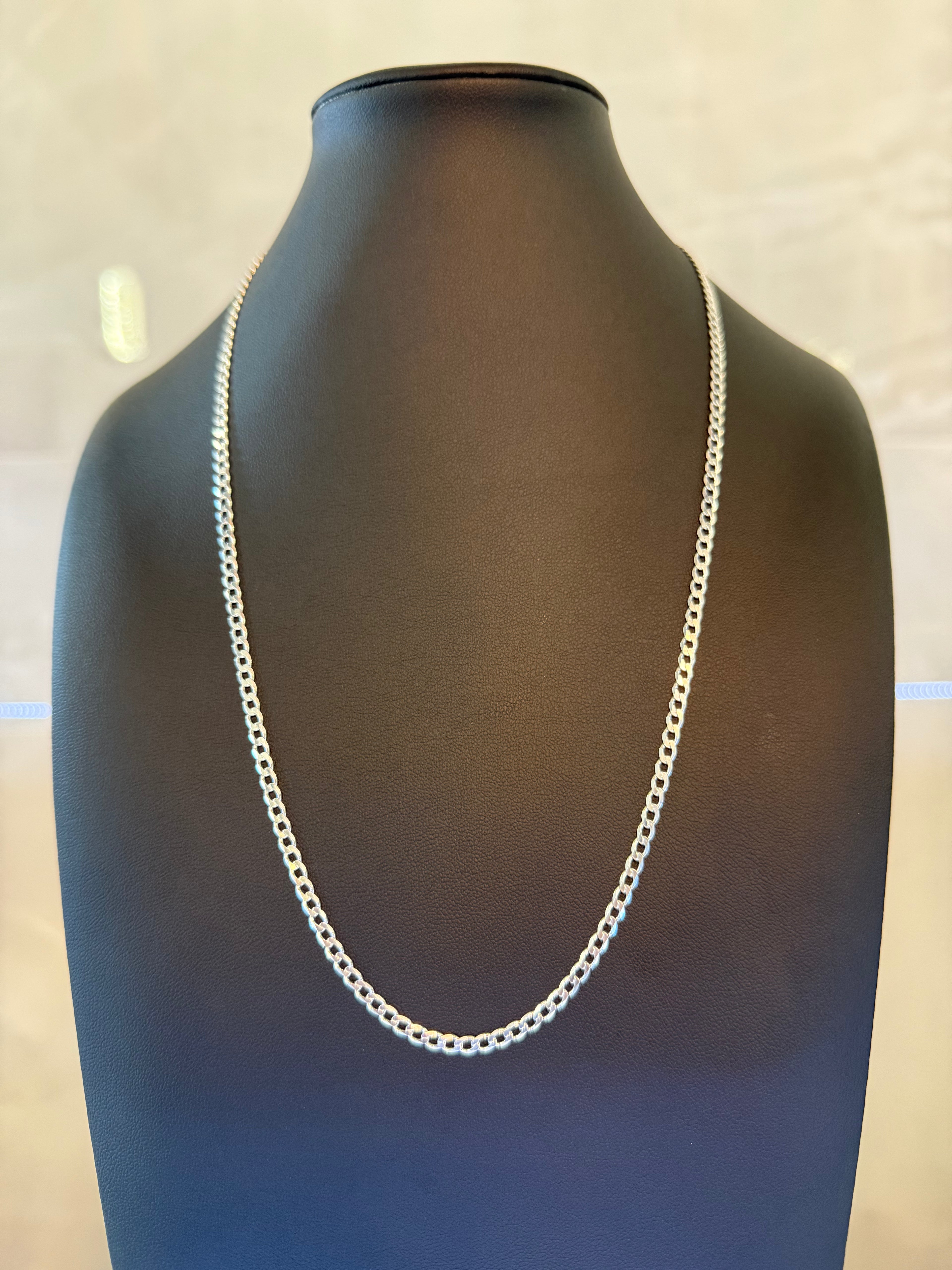 Sterling Silver Curb Chain 11
