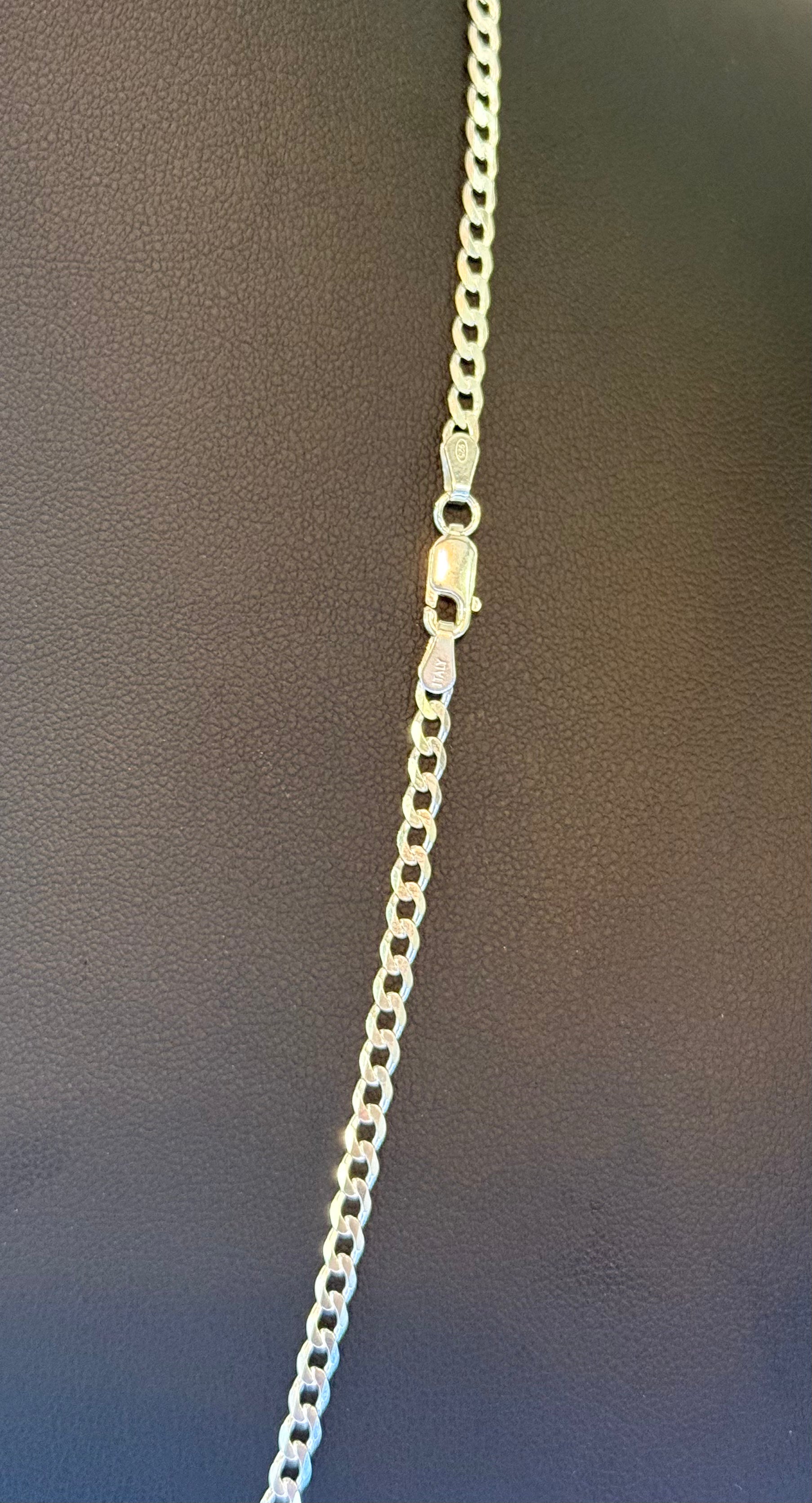 Sterling Silver Curb Chain 11
