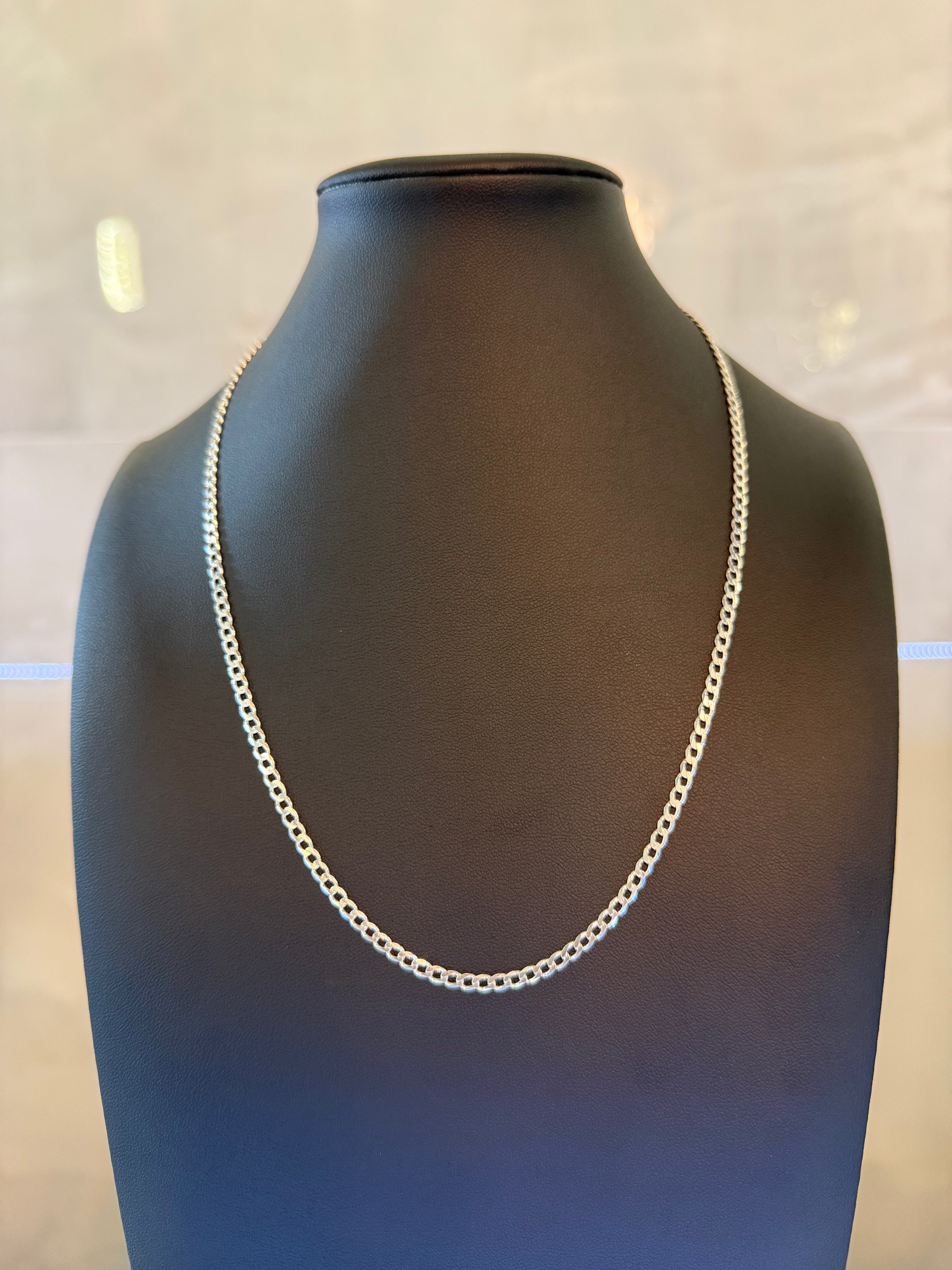 Sterling Silver Curb Chain 23