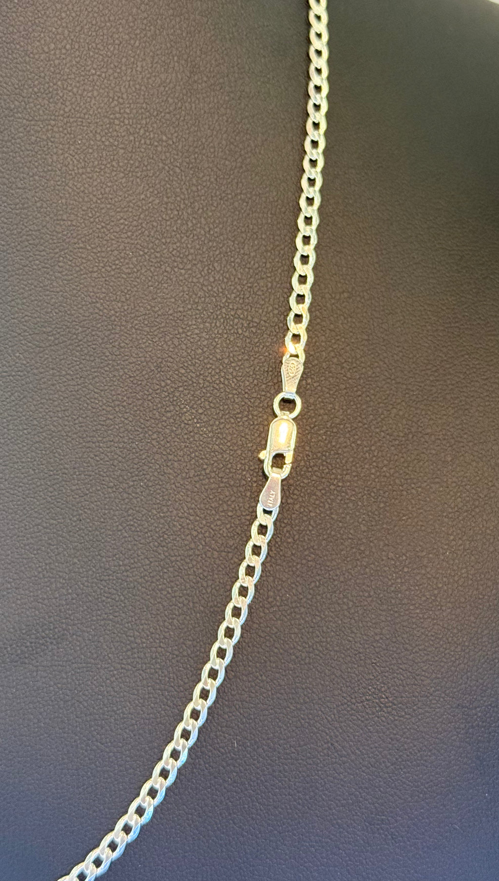 Sterling Silver Curb Chain 23
