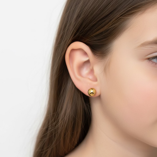 10K Ball Earrings