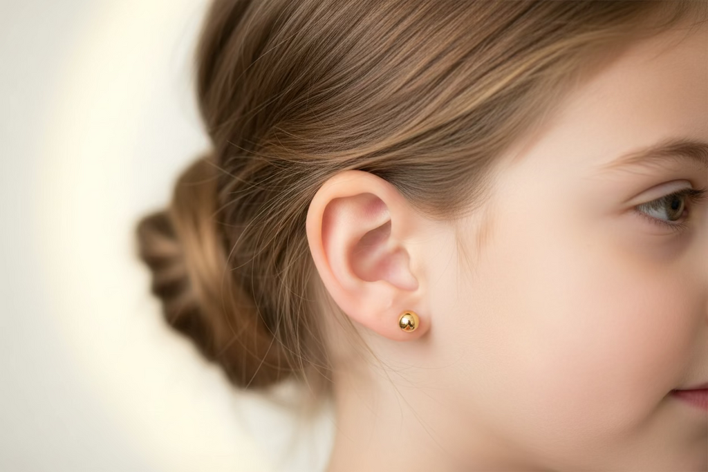 10K Ball Earrings