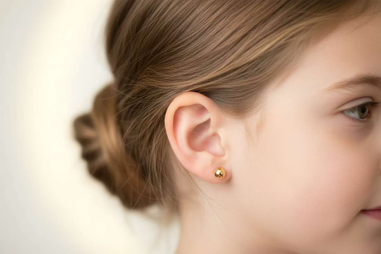 10K Ball Earrings