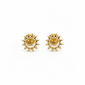 10K Sun Earrings