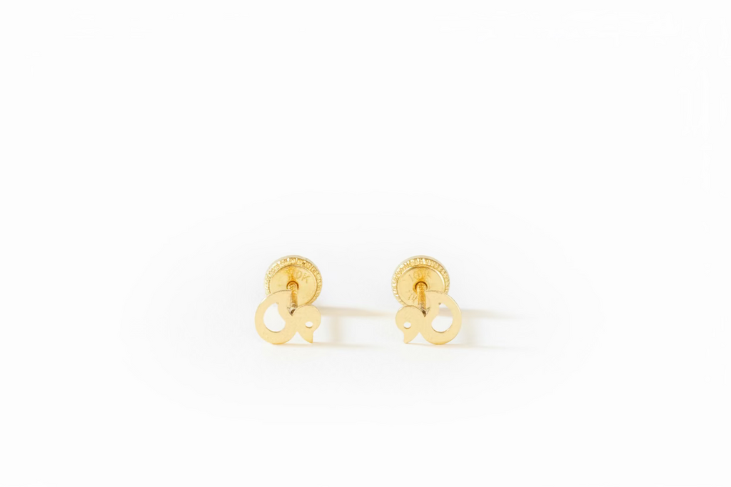 10K Duck Earrings