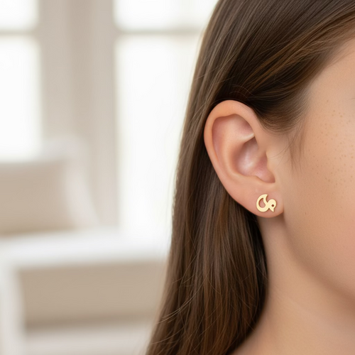 10K Duck Earrings