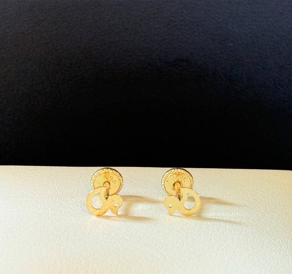 10K Duck Earrings