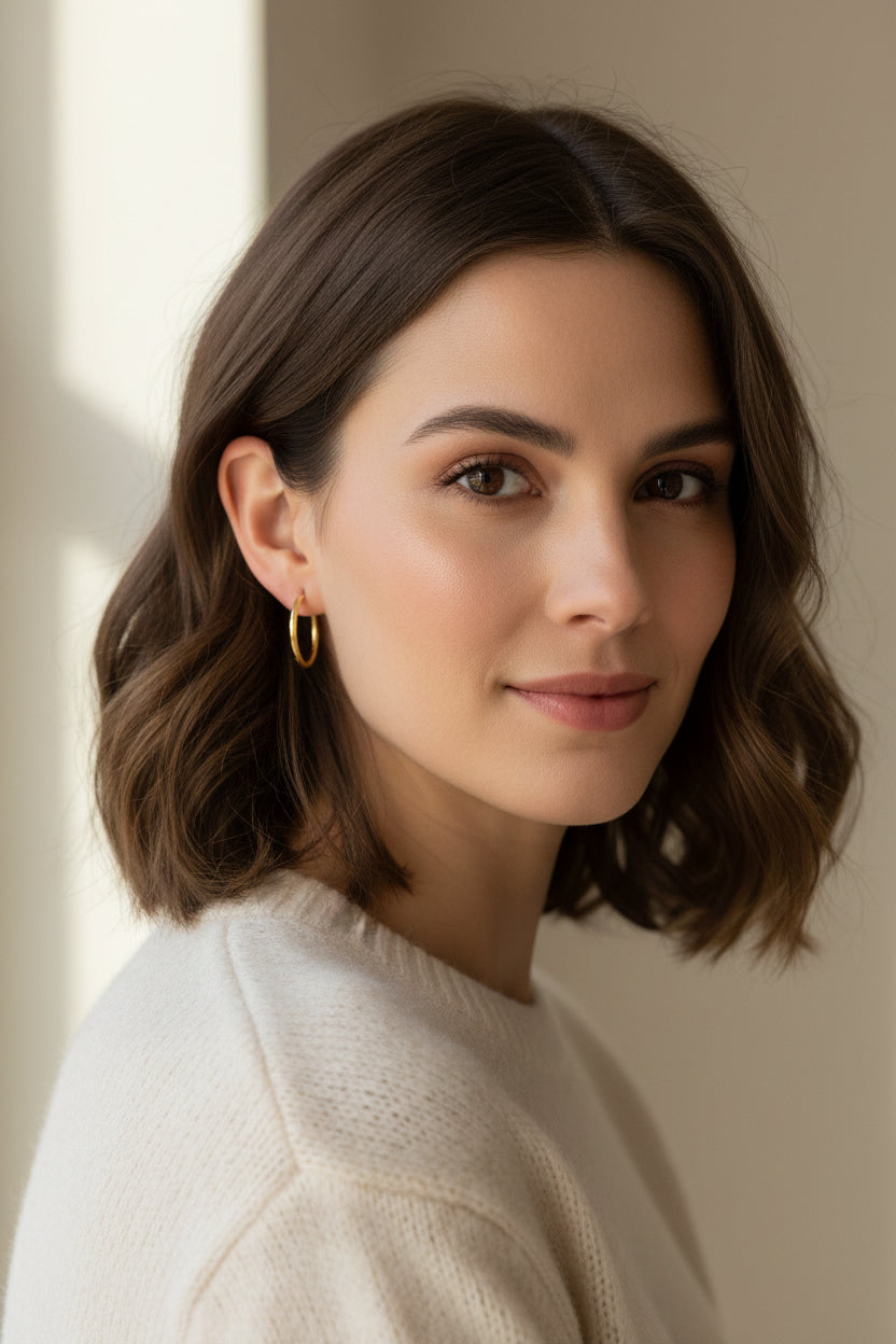14K Hoop Earring