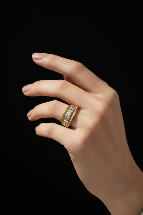 10k CZ Ring