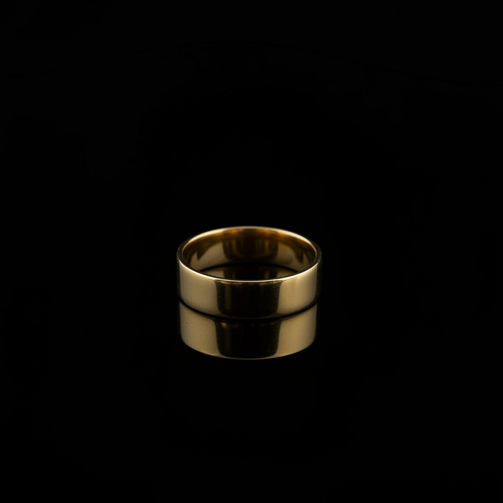 10k Ring Solid Band