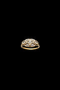 10k design ring cz diamond