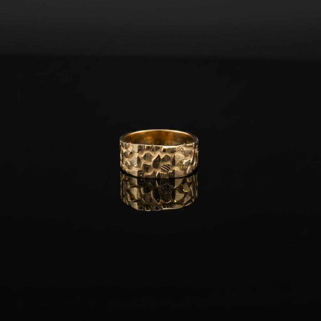 10k Men Nugget Ring