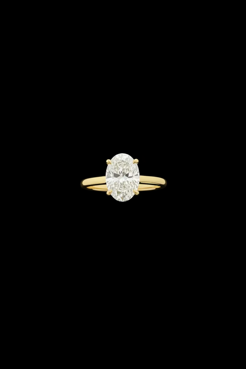 10k Oval Ring