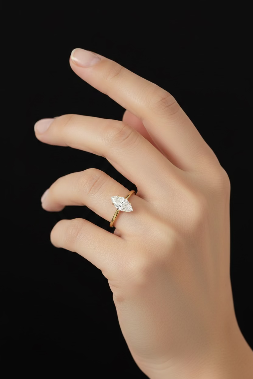 10k Marquise Ring