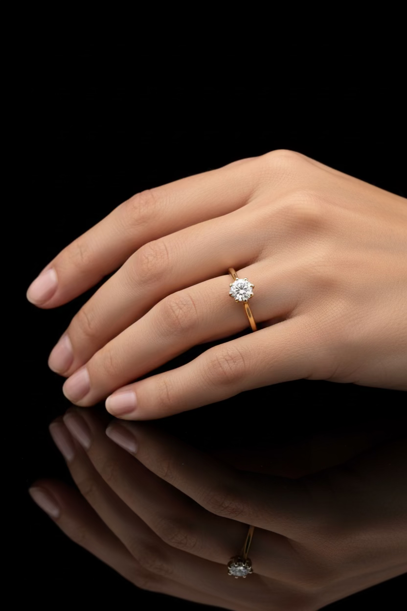 10k Gold Lab Diamond