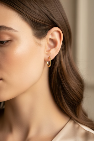 14k gold earring
