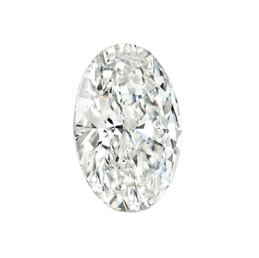3.04 Carat Oval- Lab Grown- D Color- VVS2 Clarity- IGI Certified