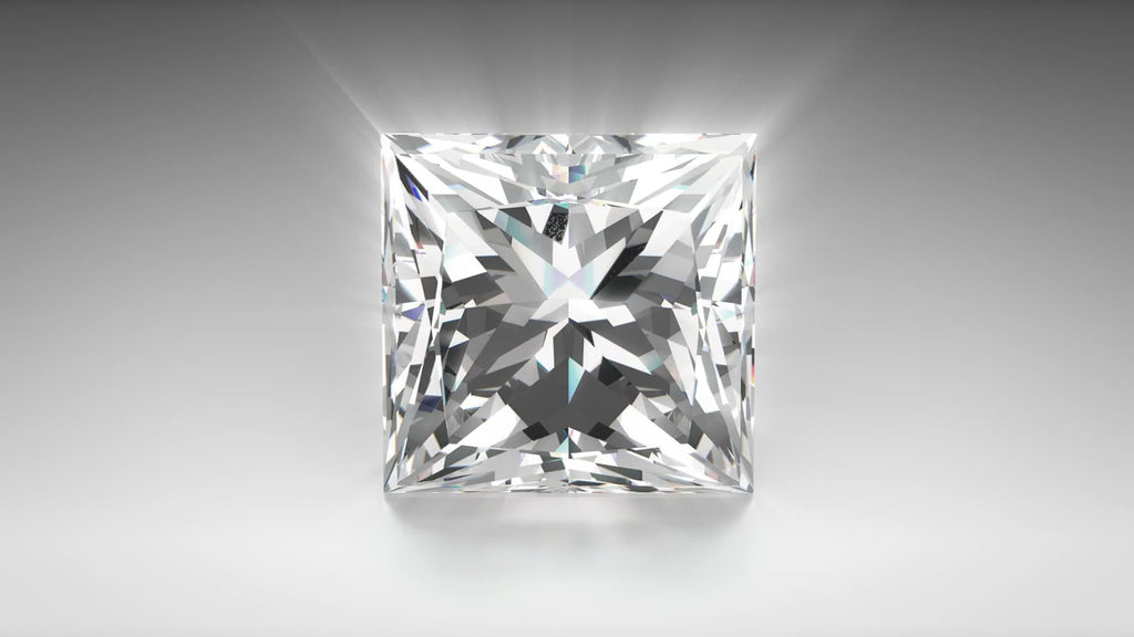 3.02 Carat Princess- Lab Grown-D Color-VS1 Clarity- IGI Certified